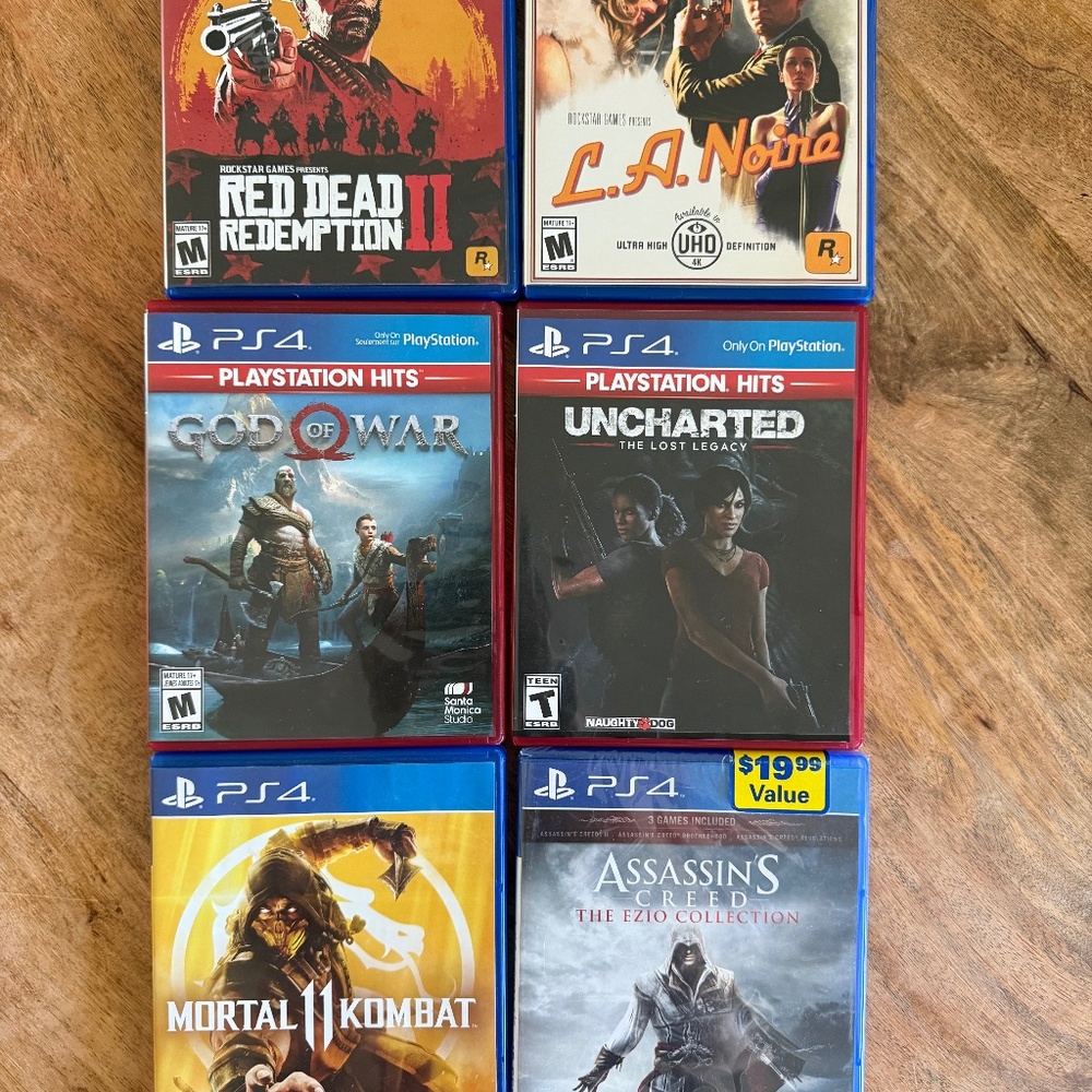 PS4 Game Bundle – 6 Popular Titles